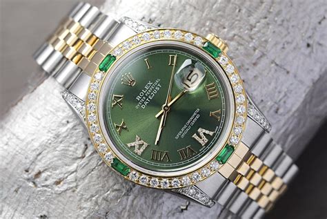 rolex emerald pocket watch